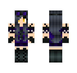 Goth girl - Girl Minecraft Skins - image 2