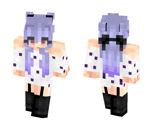 vααℓє | Purple Reign - Female Minecraft Skins - image 1