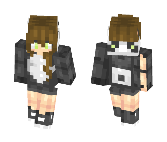 Panda skin for PandaEyes - Female Minecraft Skins - image 1