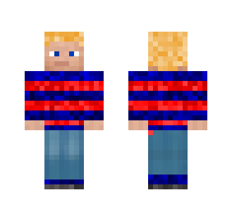 Striped Teen - Male Minecraft Skins - image 2