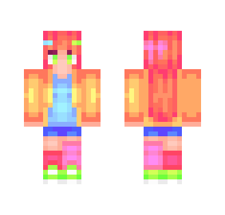 ☋ Neko ☋ - Colorful - Female Minecraft Skins - image 2
