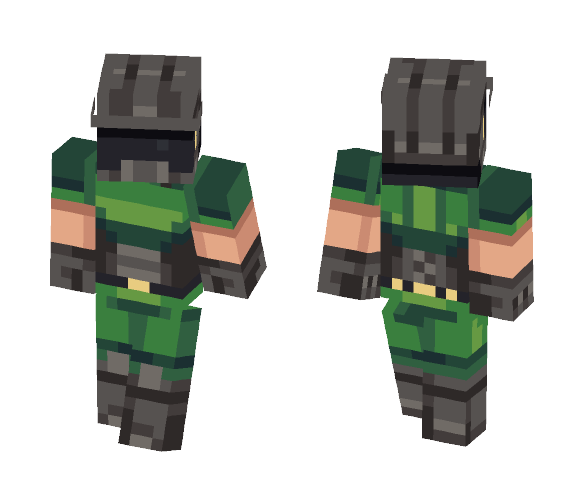 Kinda the Doom Guy - Male Minecraft Skins - image 1