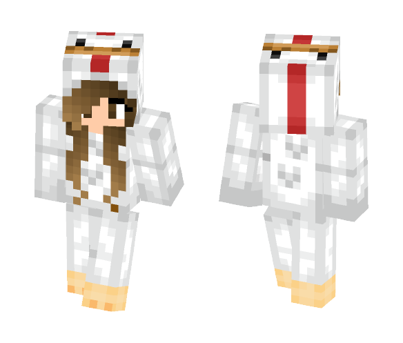 Chiken girl - Girl Minecraft Skins - image 1
