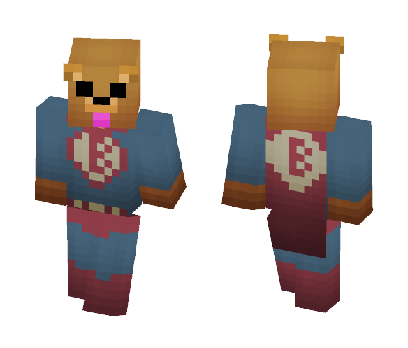 Super Bear - Male Minecraft Skins - image 1
