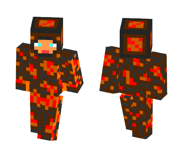 Lava Mann - Male Minecraft Skins - image 1