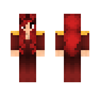 Red Lantern Mera - Female Minecraft Skins - image 2