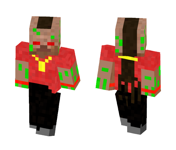 Infected Thug - Male Minecraft Skins - image 1