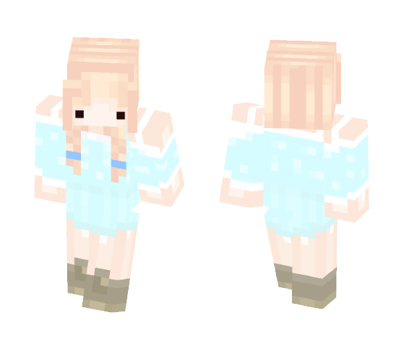 Blue Hit Wonder - Female Minecraft Skins - image 1