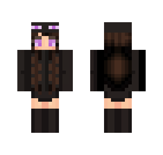 Enderman girl from mob talker - Girl Minecraft Skins - image 2