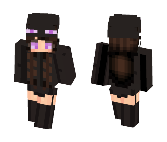 Enderman girl from mob talker - Girl Minecraft Skins - image 1