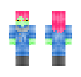 Alien in a blue space station suit - Male Minecraft Skins - image 2