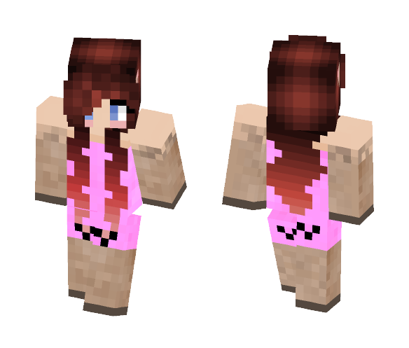 Pink Sheep Girl - Girl Minecraft Skins - image 1