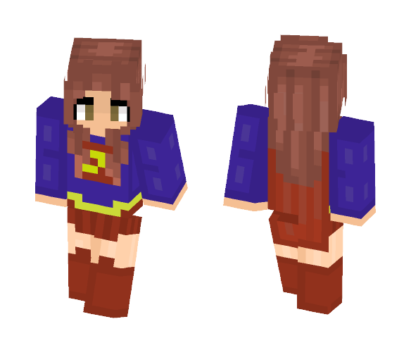 Evelye | Supergirl - Female Minecraft Skins - image 1