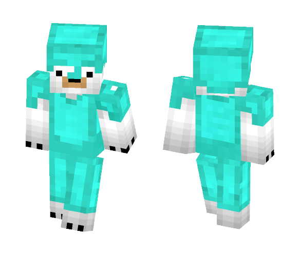 diamond armor polar bear - Male Minecraft Skins - image 1
