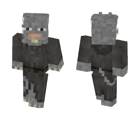 Grey Rat Man - Male Minecraft Skins - image 1