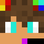 Rainbow Human Wolf - Male Minecraft Skins - image 3