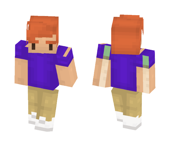 Red Head Guy - Male Minecraft Skins - image 1