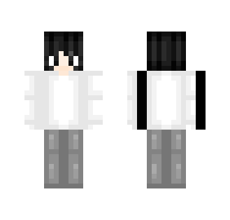 L ~ Death Note - Male Minecraft Skins - image 2