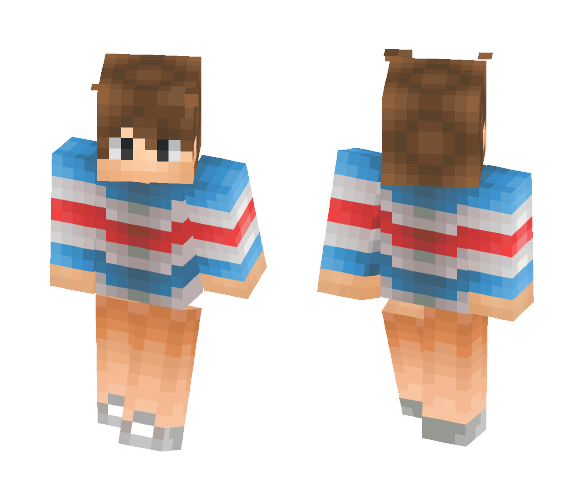 Striped Boy - Boy Minecraft Skins - image 1