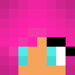 Girl with pink hair and a bow - Color Haired Girls Minecraft Skins - image 3