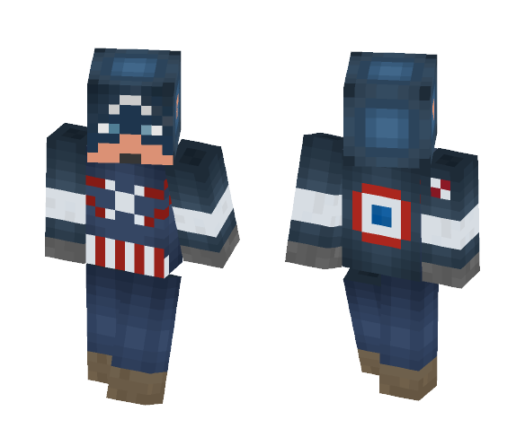 Captain America *First Ever Skin* - Comics Minecraft Skins - image 1