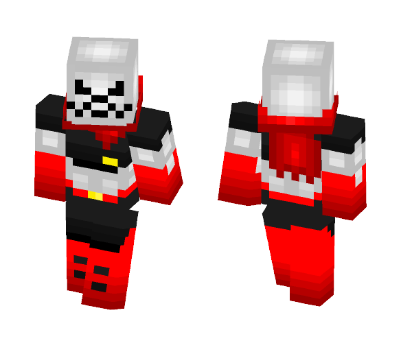 Underfell Papyrus - Other Minecraft Skins - image 1