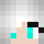 Girl with white hair - Color Haired Girls Minecraft Skins - image 3