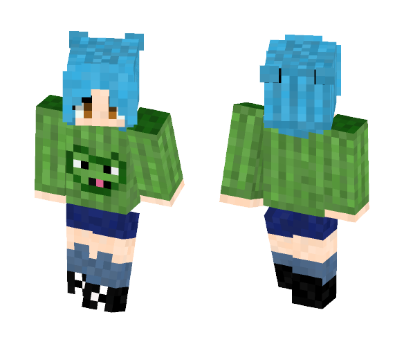 Frogeh Girl - Girl Minecraft Skins - image 1