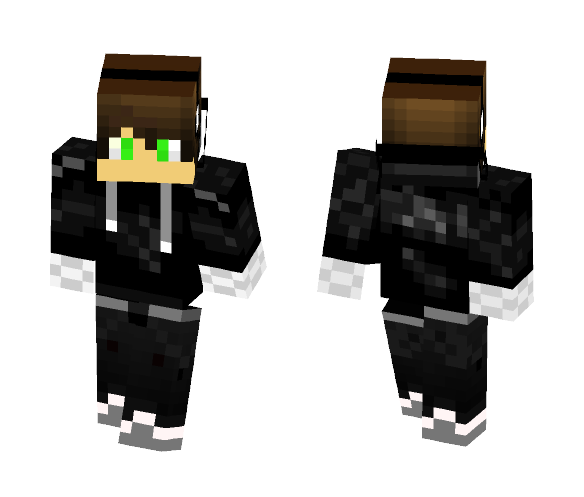 Download Boy in Black Clothes Minecraft Skin for Free. SuperMinecraftSkins
