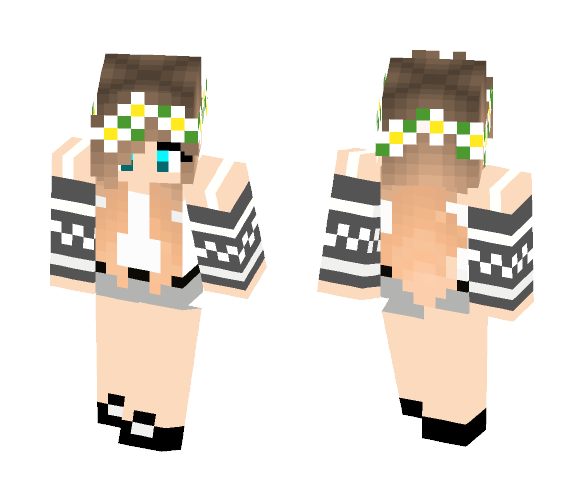 Aztec Print Girl ????Sabryina???? - Girl Minecraft Skins - image 1