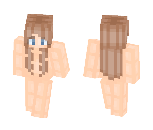 Light Brown hair base - Female Minecraft Skins - image 1