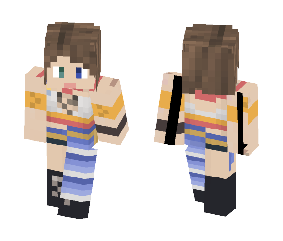 Final Fantasy X - 2 Yuna - Gunner - Female Minecraft Skins - image 1