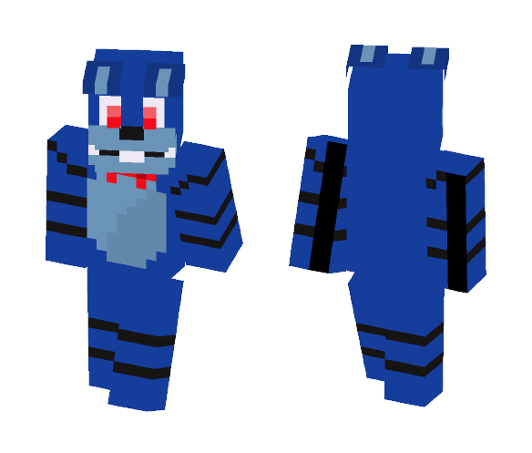 FNaF World Bonnie (Better in 3D) - Male Minecraft Skins - image 1