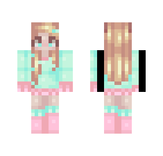 〚ᵏᵃˢˢᶤᵉ〛~ Mint Teddy - Female Minecraft Skins - image 2