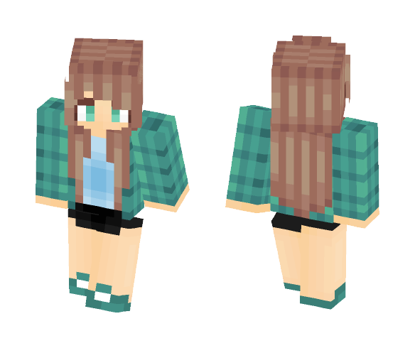 Cyan - Female Minecraft Skins - image 1