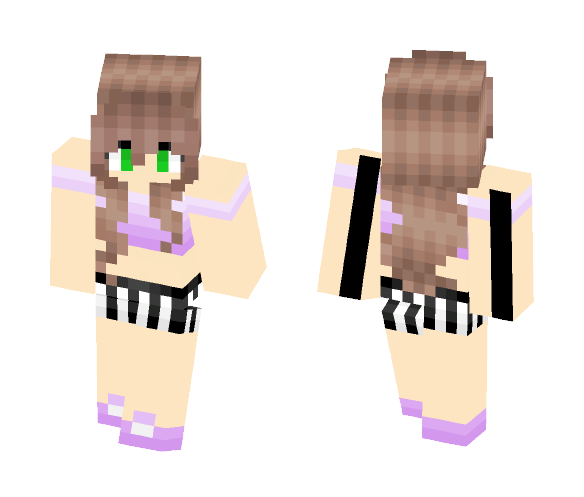 ~The Purple Loving Teenager~ :3 - Female Minecraft Skins - image 1