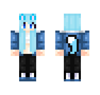 my Oc Key in a sans outfit - Female Minecraft Skins - image 2