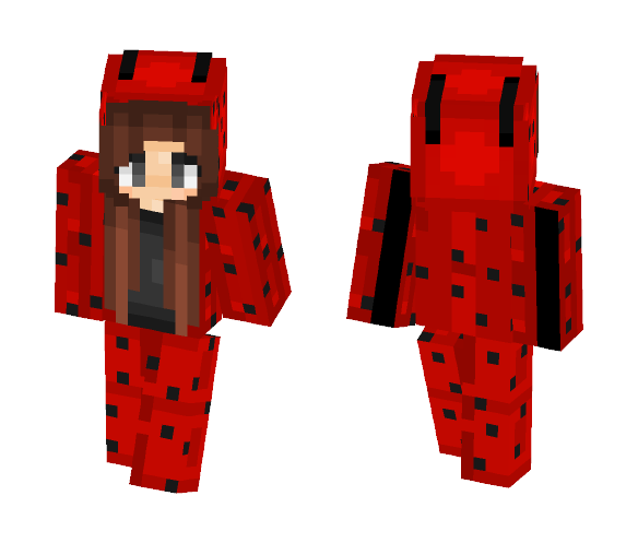 LadyBug Onesieee - Female Minecraft Skins - image 1