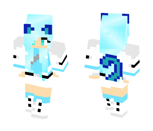 Ice Geminoki Warrior - Female Minecraft Skins - image 1