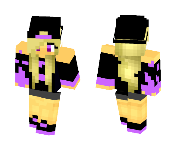Cute Blonde Teen With Powers - Female Minecraft Skins - image 1