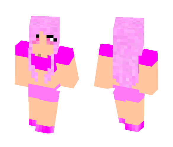 Bubble Gum Girl - Girl Minecraft Skins - image 1