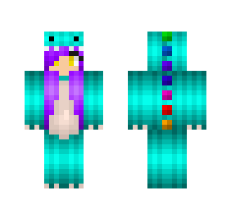 Dinosaur Onsie - Female Minecraft Skins - image 2