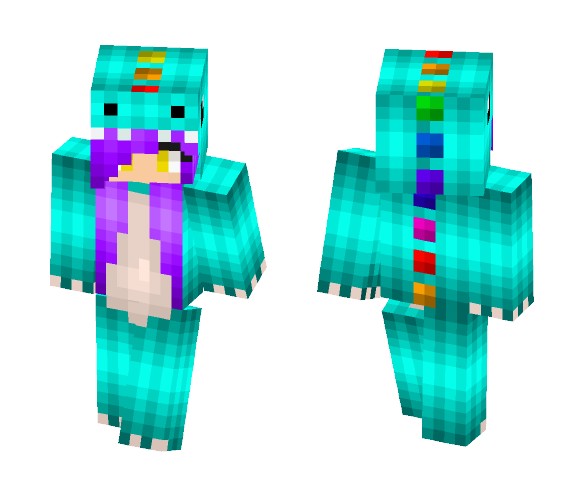 Dinosaur Onsie - Female Minecraft Skins - image 1
