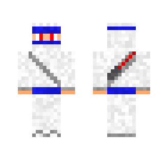 White and blue ninja - Male Minecraft Skins - image 2