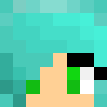 Girl with blue hair - Color Haired Girls Minecraft Skins - image 3