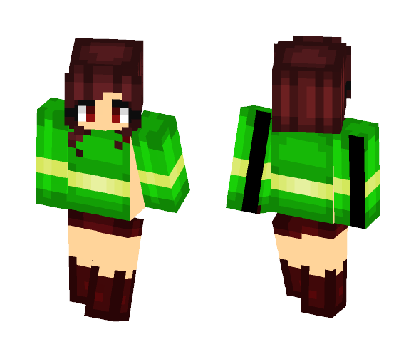 UnderTale- Chara - Female Minecraft Skins - image 1