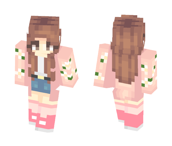 ???? | flowery - Female Minecraft Skins - image 1