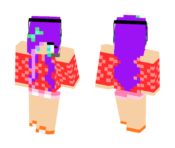 gamer candy girl - Girl Minecraft Skins - image 1