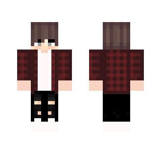 Checkered Shirt Boy - Boy Minecraft Skins - image 2