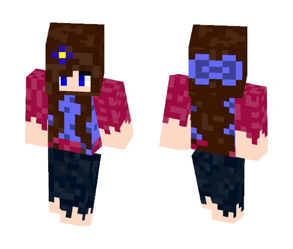Barefoot Girl - Girl Minecraft Skins - image 1